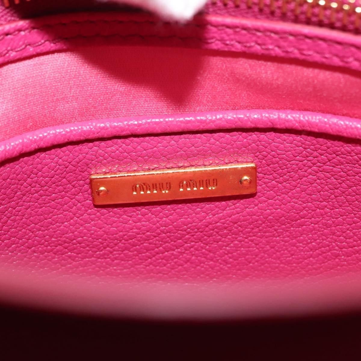 Miu Miu Miu Miu Madras Convertible Lock Tote Leather Size ONE SIZE - 21 Thumbnail