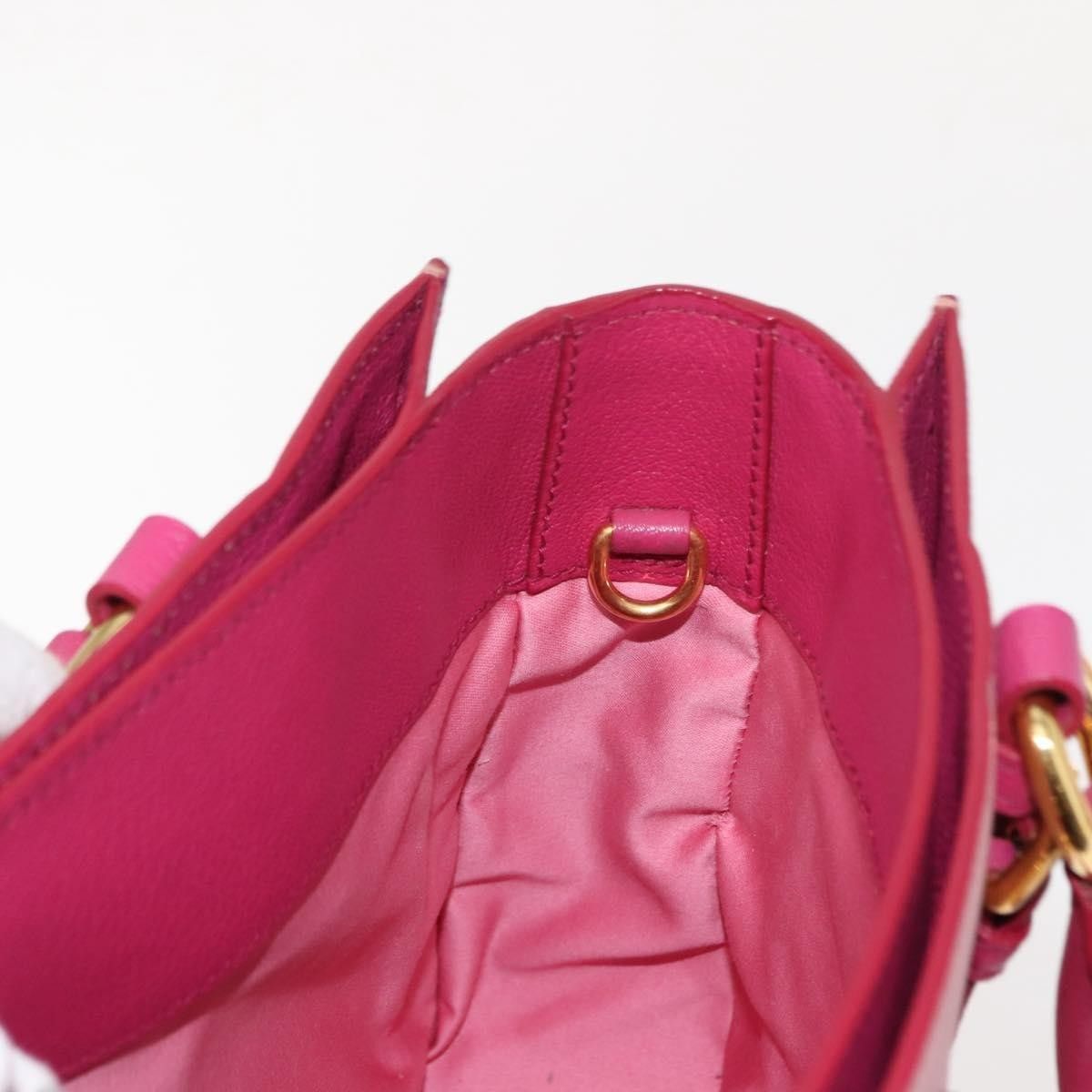 Miu Miu Miu Miu Madras Convertible Lock Tote Leather Size ONE SIZE - 22 Thumbnail