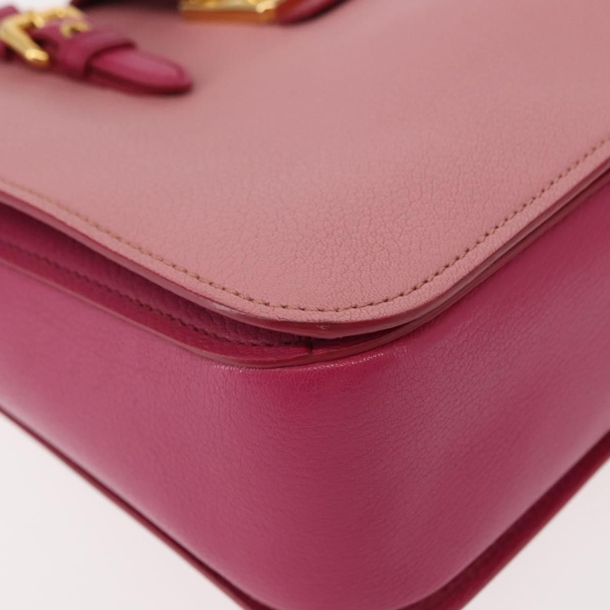 Miu Miu Miu Miu Madras Convertible Lock Tote Leather Size ONE SIZE - 10 Thumbnail