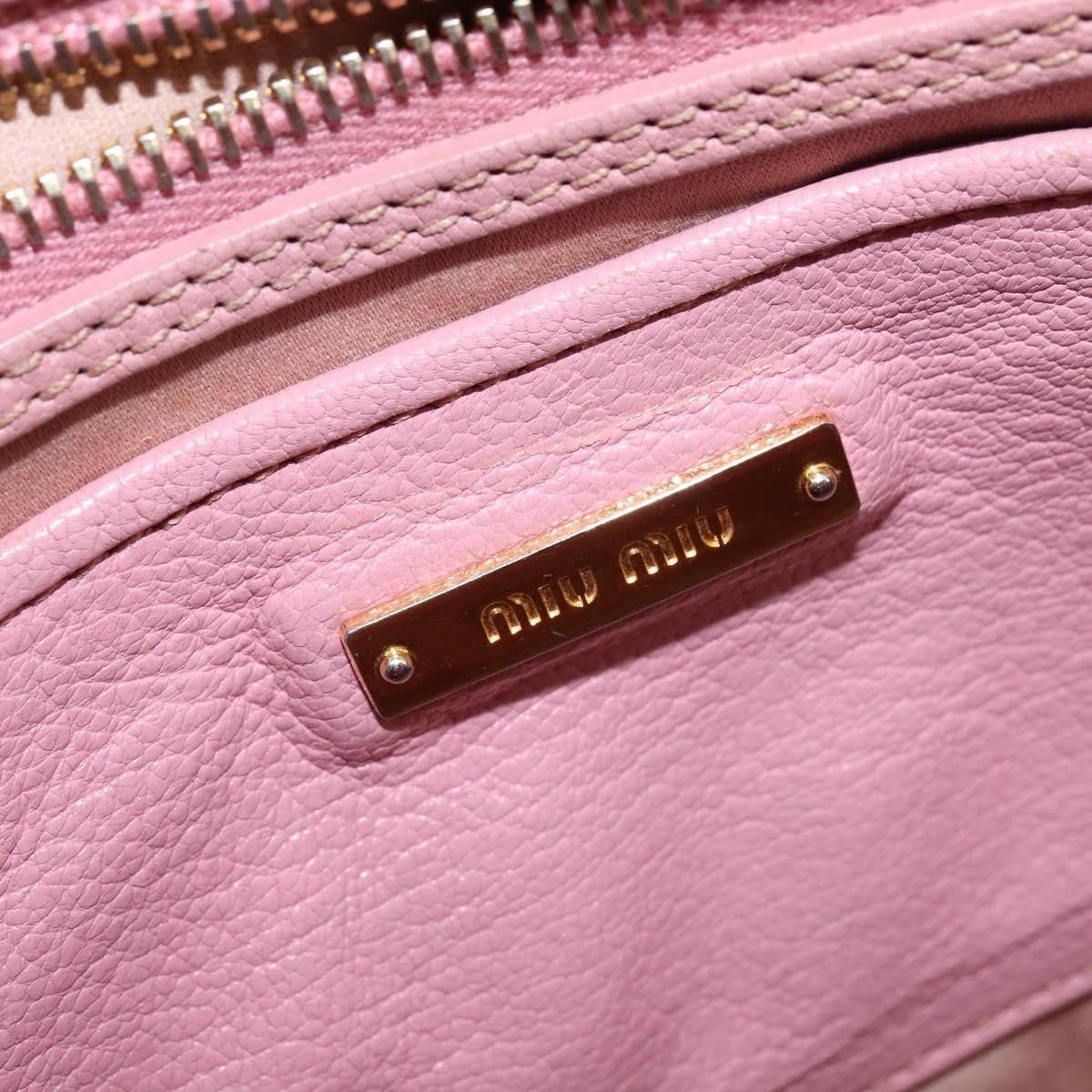 Miu Miu Miu Miu Madras Convertible Satchel Leather Size ONE SIZE - 6 Thumbnail