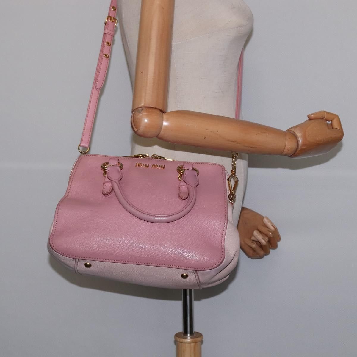 Miu Miu Miu Miu Madras Convertible Satchel Leather Size ONE SIZE - 15 Thumbnail