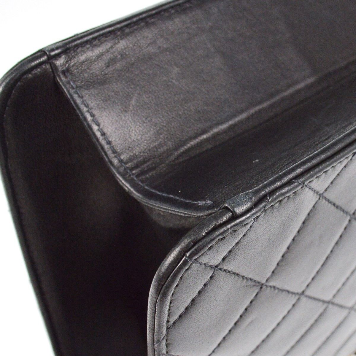 Chanel Chanel Vintage Square CC Flap Bag Quilted Lambskin Size ONE SIZE - 7 Thumbnail