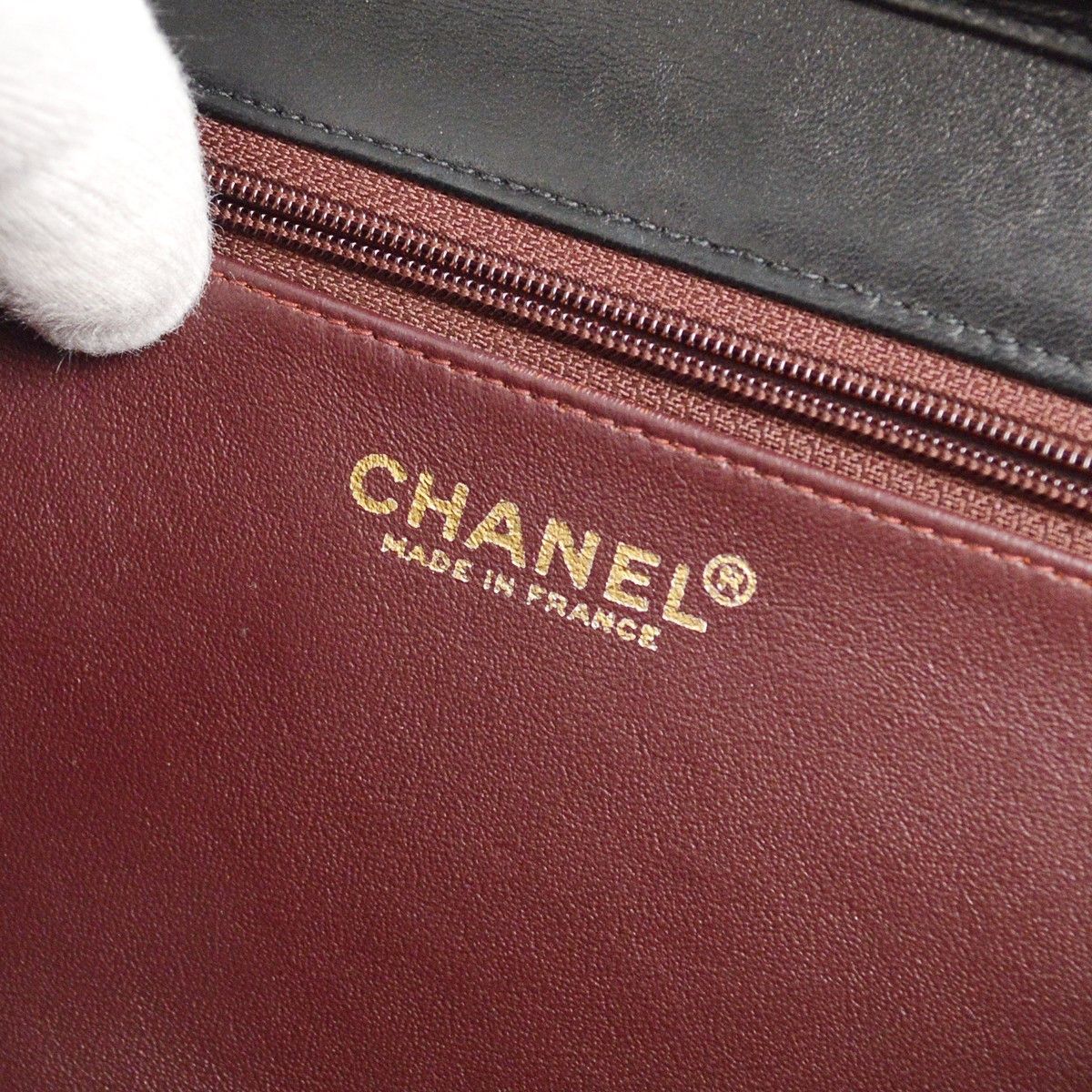 Chanel Chanel Vintage Square CC Flap Bag Quilted Lambskin Size ONE SIZE - 4 Thumbnail