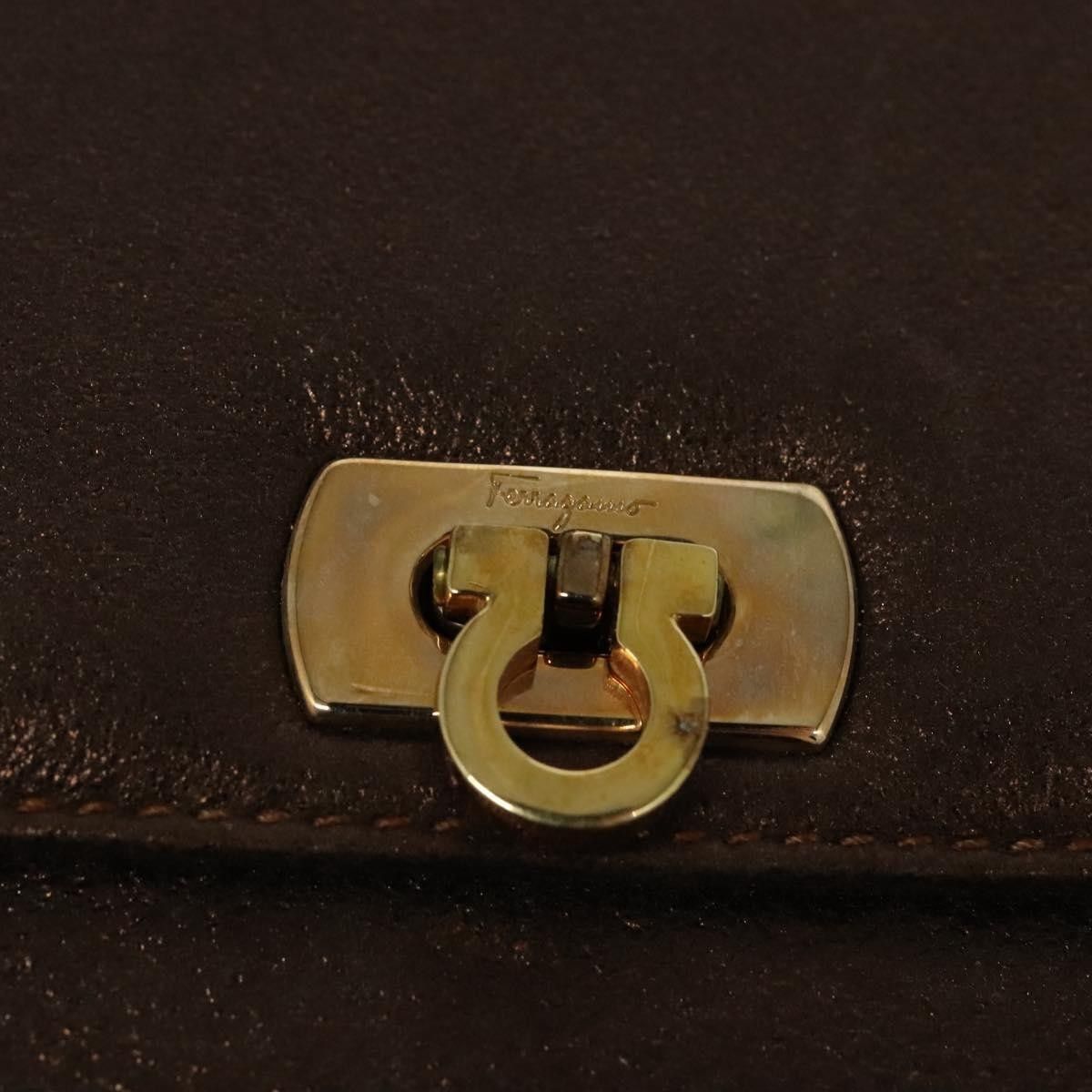 Salvatore Ferragamo Salvatore Ferragamo Gancini Shoulder Bag Leather Size ONE SIZE - 13 Thumbnail