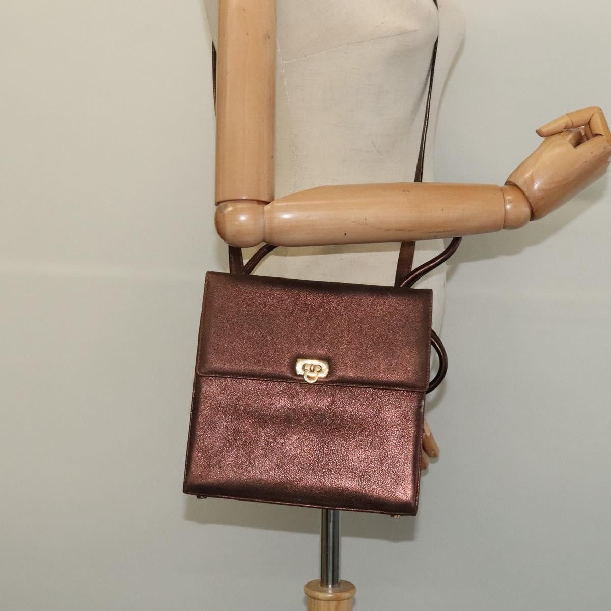 Salvatore Ferragamo Salvatore Ferragamo Gancini Shoulder Bag Leather Size ONE SIZE - 15 Thumbnail