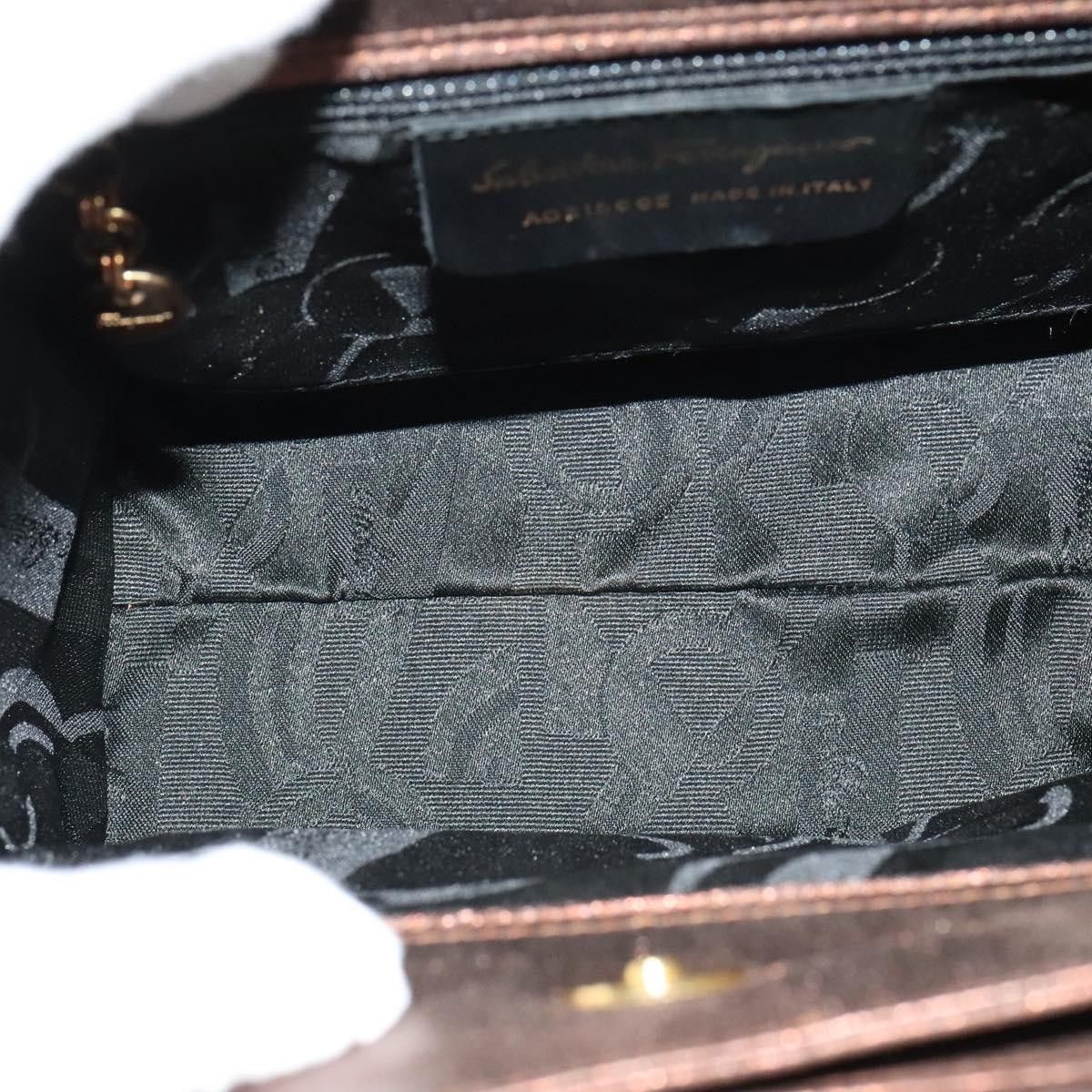 Salvatore Ferragamo Salvatore Ferragamo Gancini Shoulder Bag Leather Size ONE SIZE - 5 Thumbnail