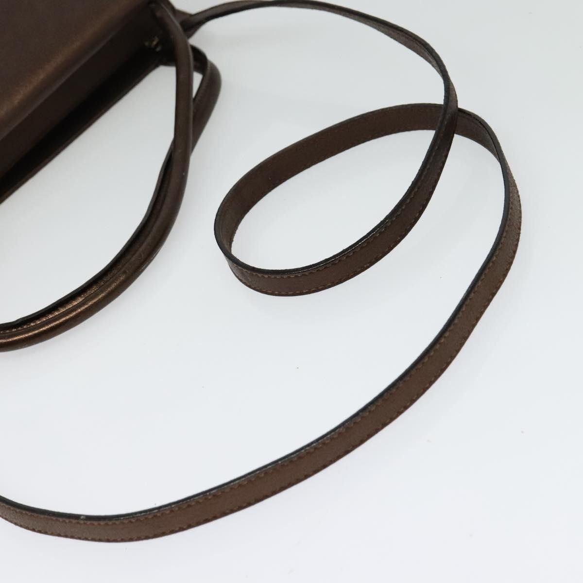 Salvatore Ferragamo Salvatore Ferragamo Gancini Shoulder Bag Leather Size ONE SIZE - 19 Thumbnail