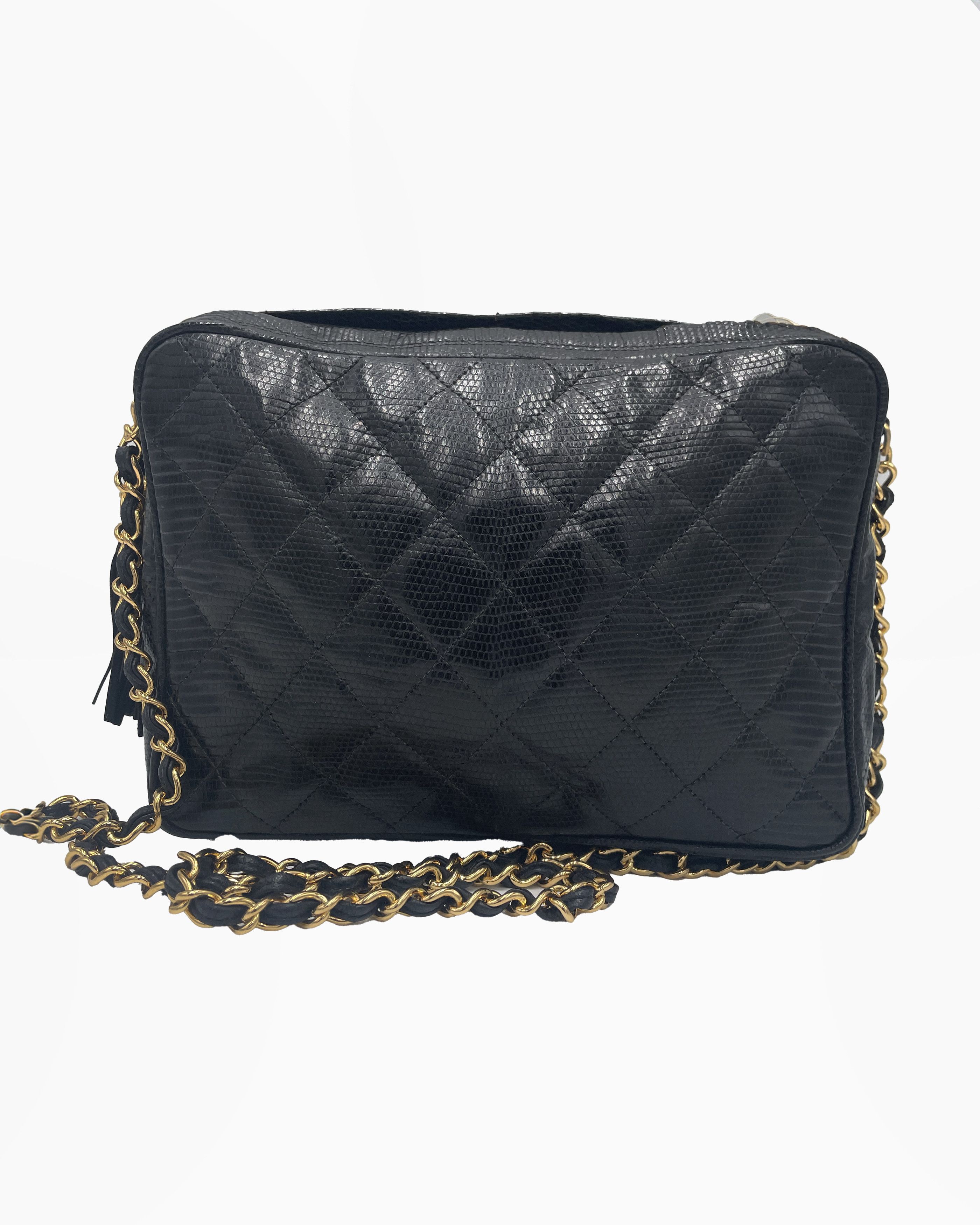 Chanel Chanel Vintage Tassel Camera Bag Lizard Size ONE SIZE - 2 Thumbnail