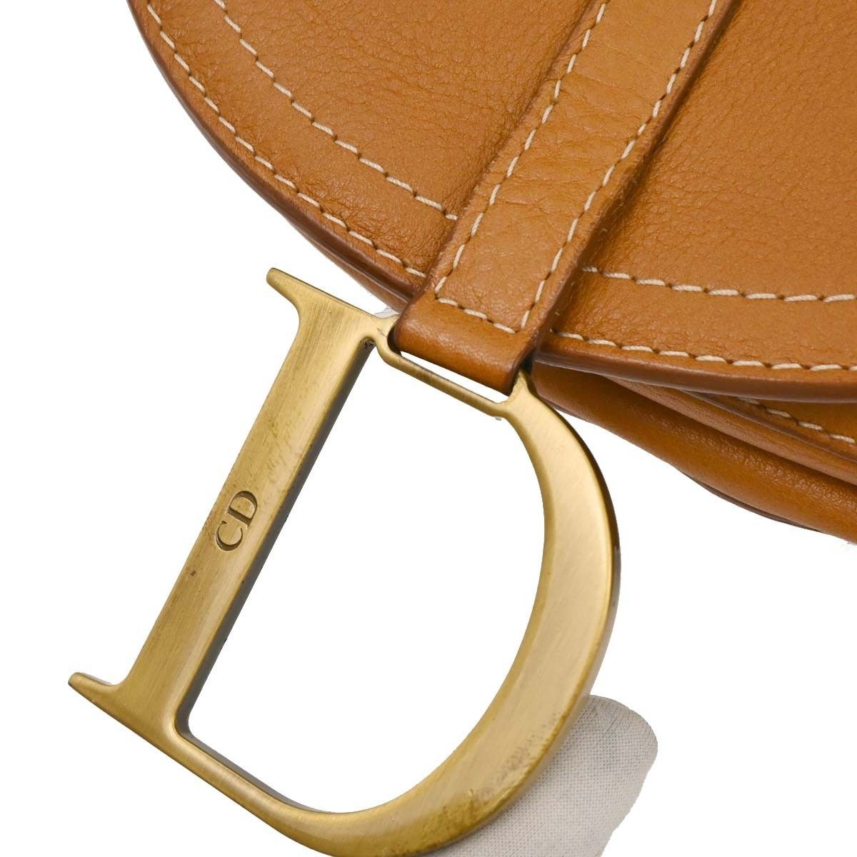 Dior Christian Dior Vintage Double Saddle Bag Leather Size ONE SIZE - 6 Thumbnail