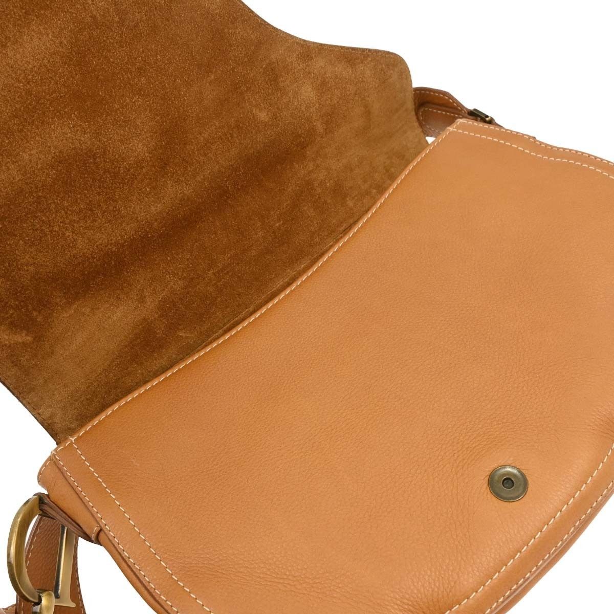 Dior Christian Dior Vintage Double Saddle Bag Leather Size ONE SIZE - 10 Thumbnail