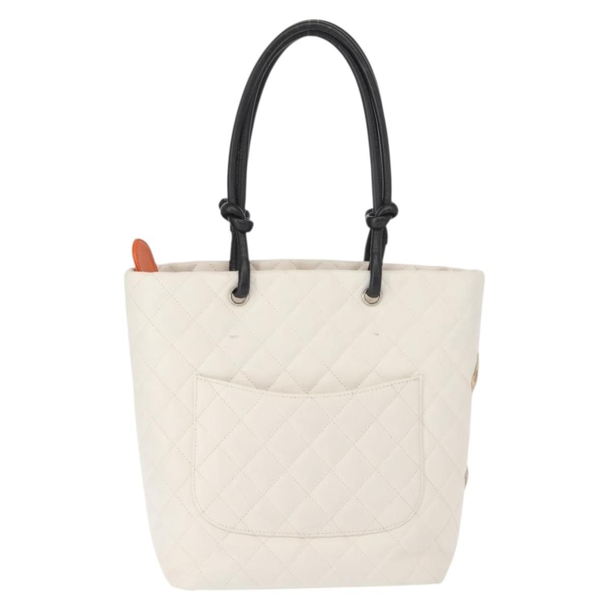 Chanel Chanel Cambon Tote Quilted Leather Size ONE SIZE - 2 Thumbnail