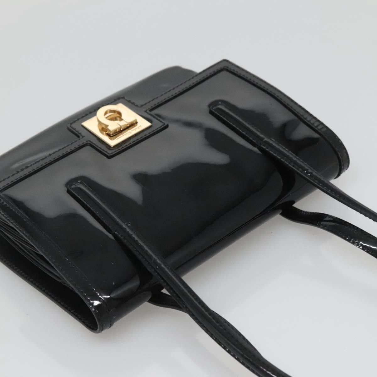 Salvatore Ferragamo Salvatore Ferragamo Gancini handbag Patent leather Size ONE SIZE - 14 Thumbnail