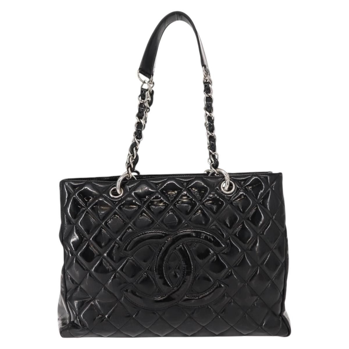 Chanel Chanel Grand Shopping Tote Quilted Patent Size ONE SIZE - 18 Thumbnail