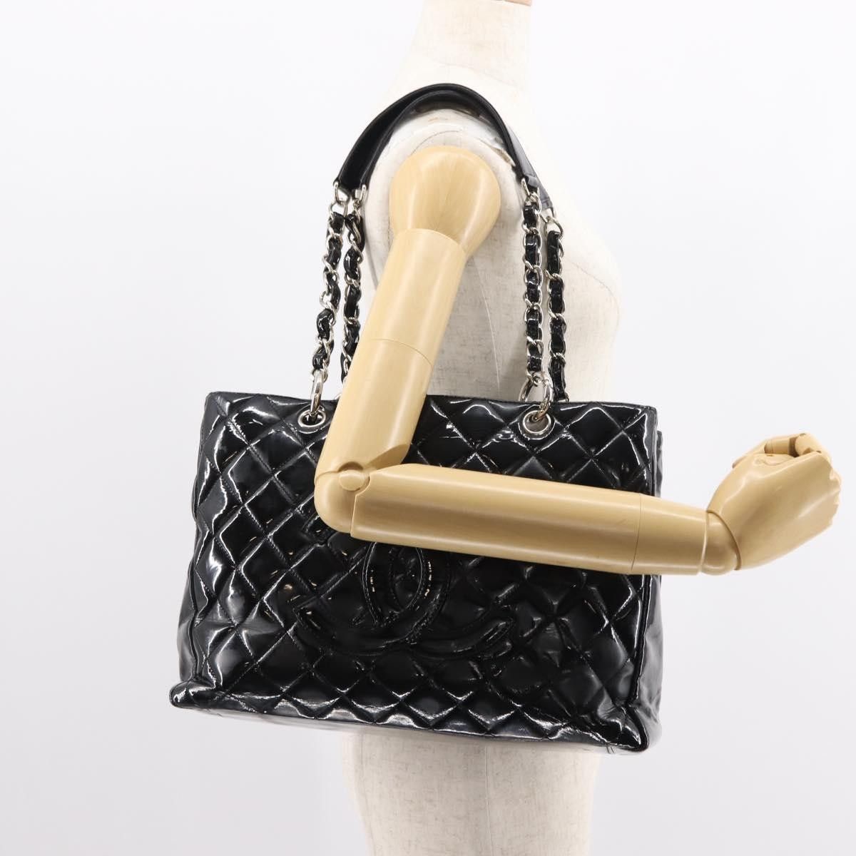 Chanel Chanel Grand Shopping Tote Quilted Patent Size ONE SIZE - 13 Thumbnail