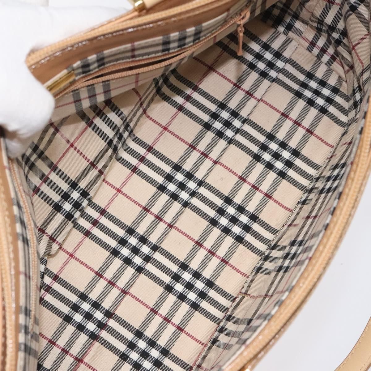 Burberry Burberry Vintage Handbag Leather Size ONE SIZE - 5 Thumbnail