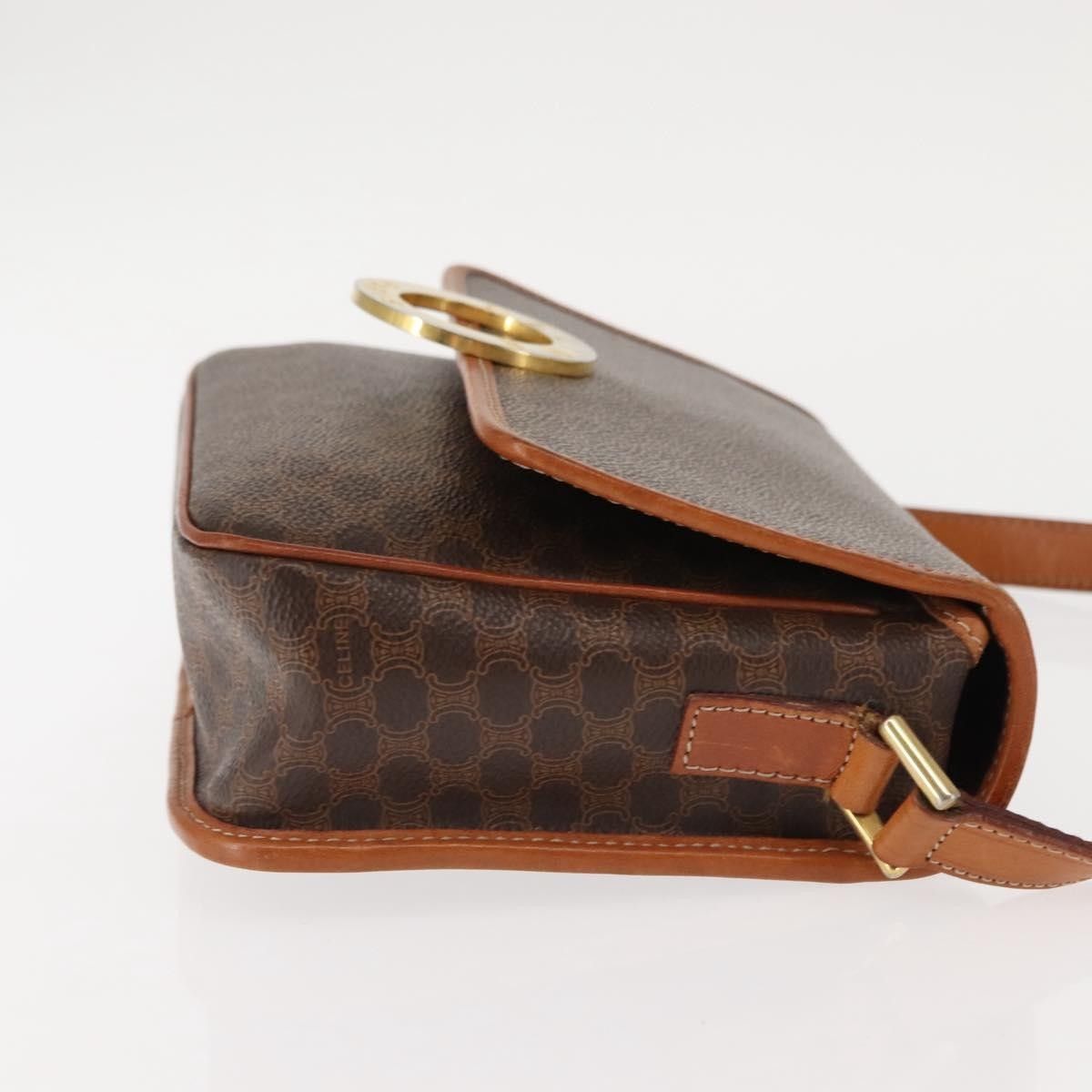 Celine Celine Vintage Macadam Circle Logo Canvas and Leather Size ONE SIZE - 3 Thumbnail