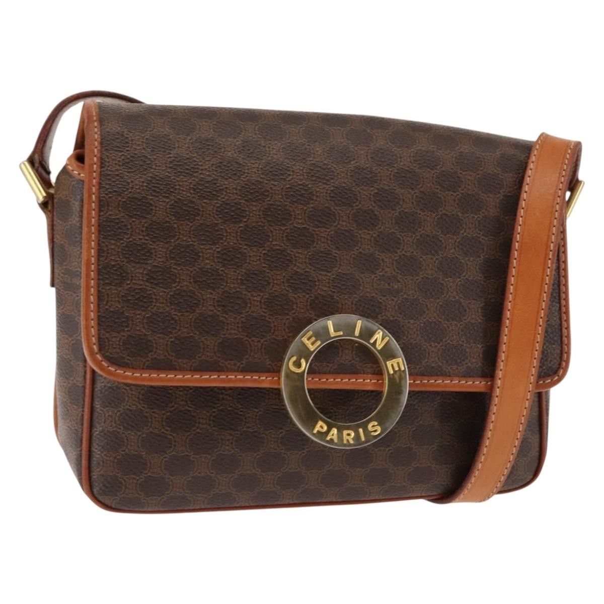 Celine Celine Vintage Macadam Circle Logo Canvas and Leather Size ONE SIZE - 18 Thumbnail