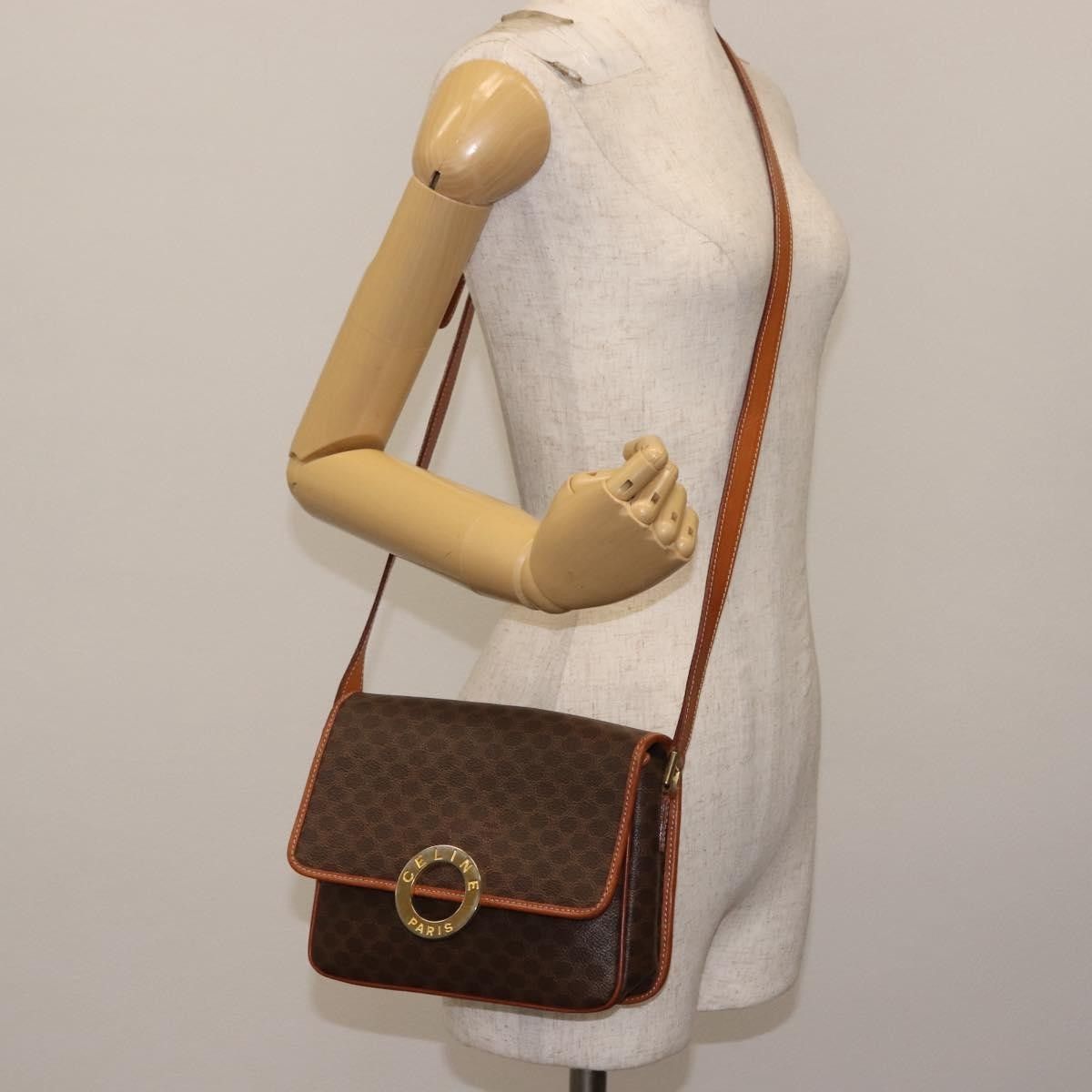 Celine Celine Vintage Macadam Circle Logo Canvas and Leather Size ONE SIZE - 13 Thumbnail