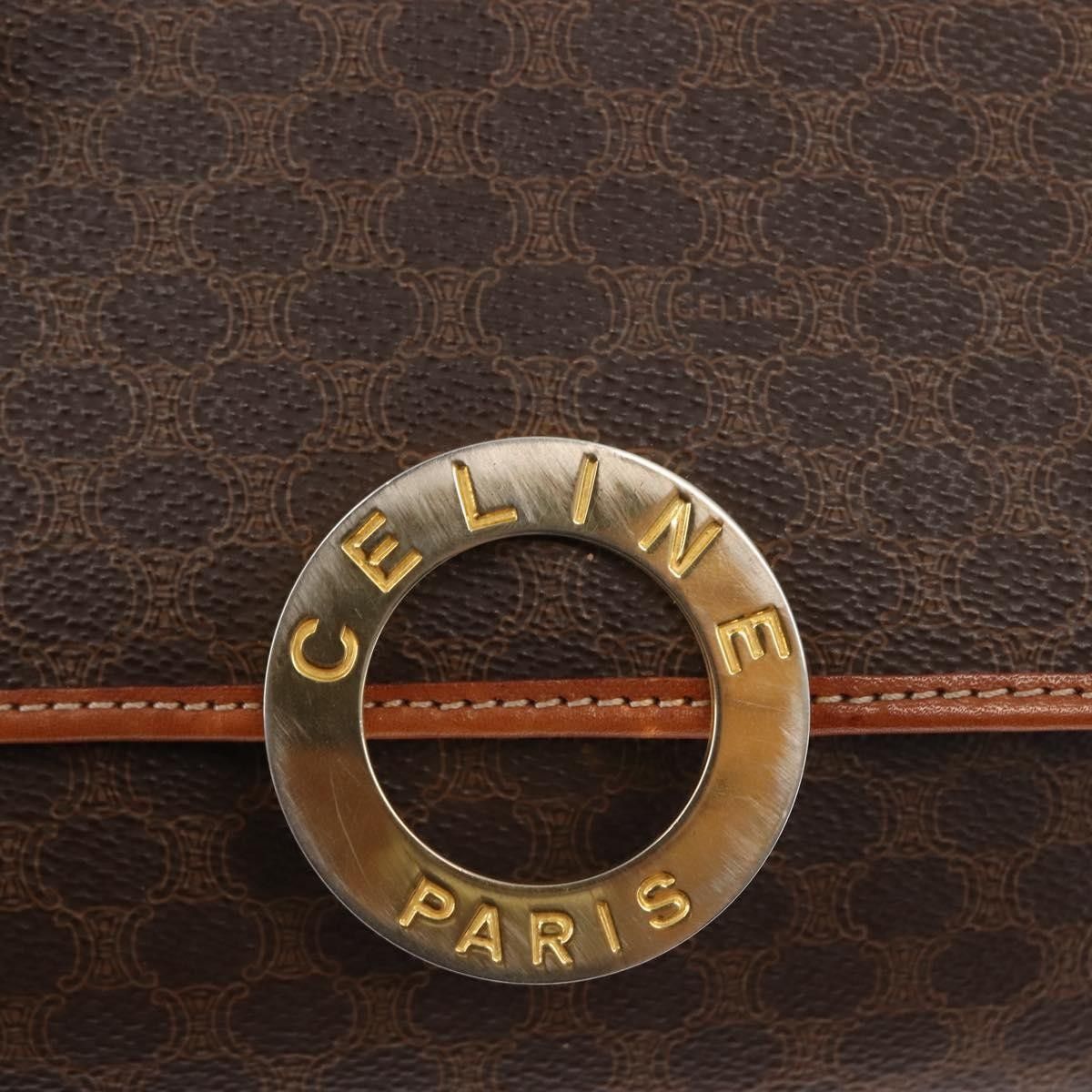 Celine Celine Vintage Macadam Circle Logo Canvas and Leather Size ONE SIZE - 12 Thumbnail