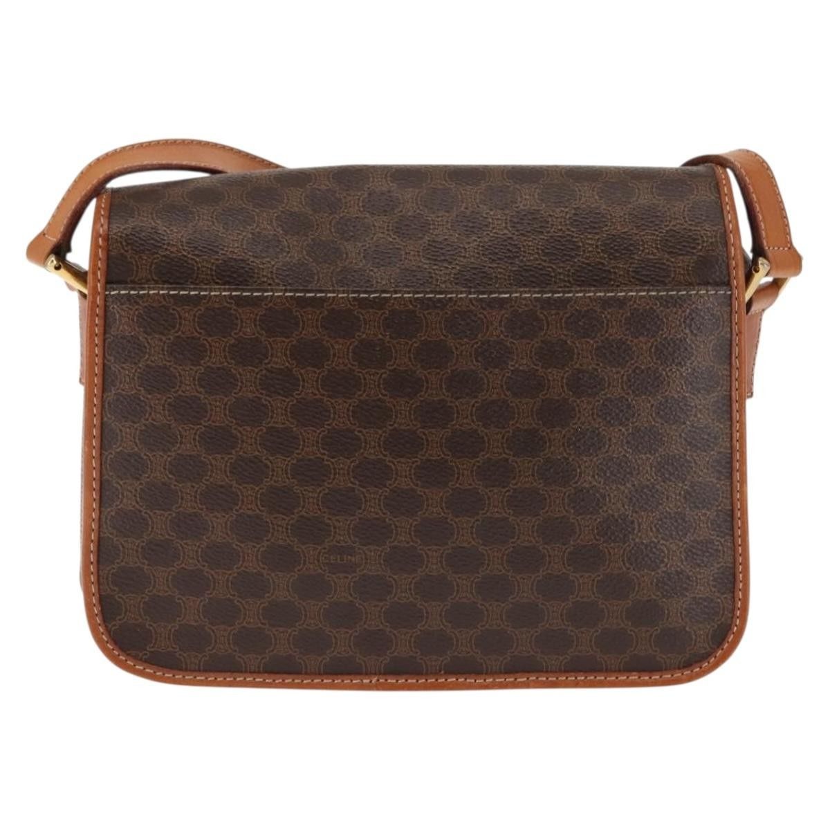 Celine Celine Vintage Macadam Circle Logo Canvas and Leather Size ONE SIZE - 2 Thumbnail