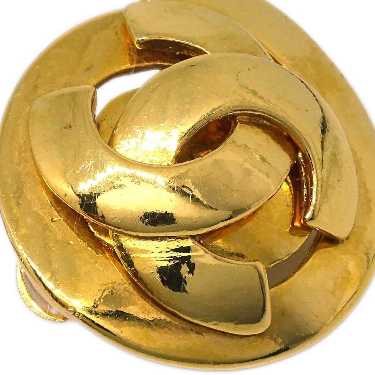 Chanel Chanel CC Round Earrings Metal Size ONE SIZE - 2 Thumbnail