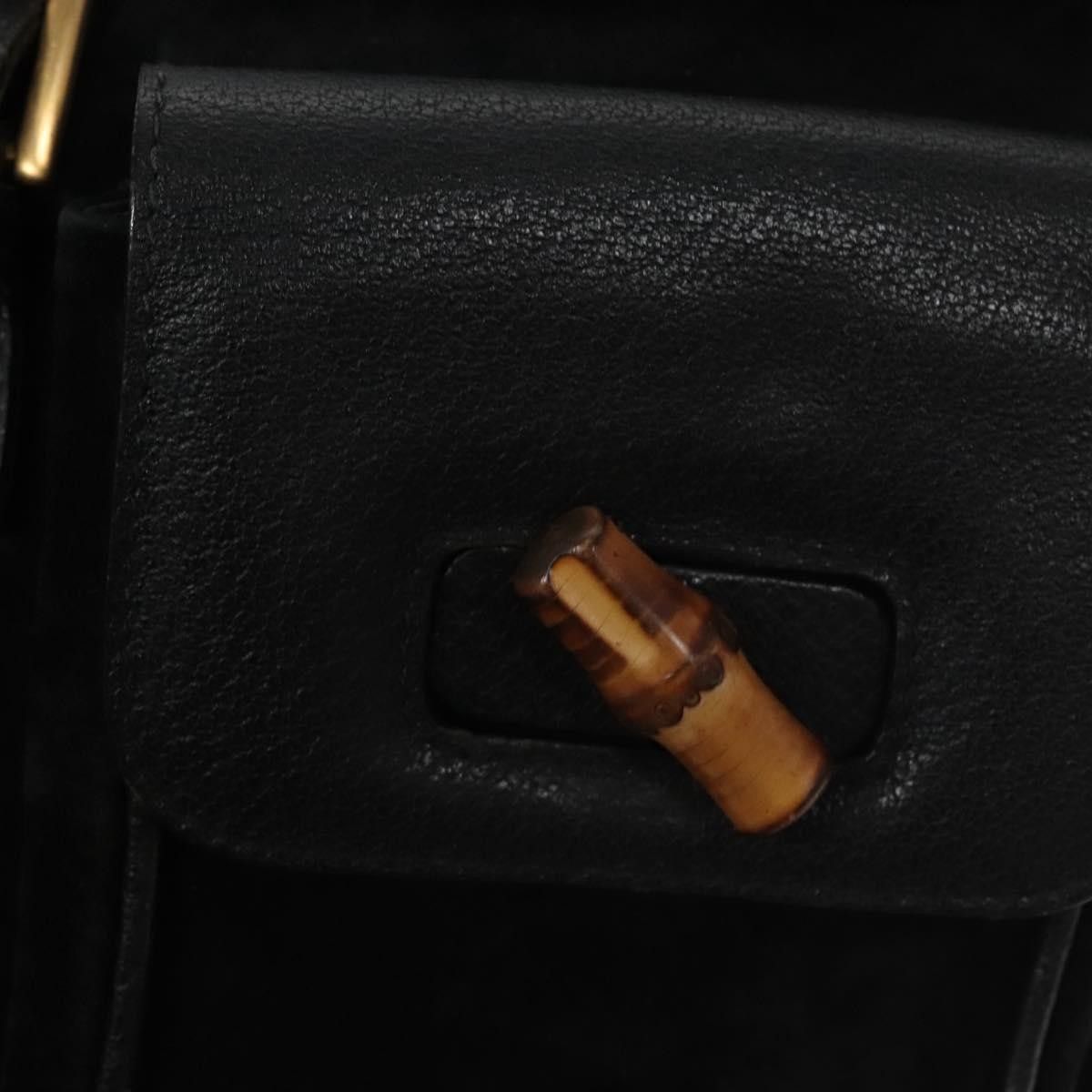 Gucci Gucci Vintage Bamboo Backpack Leather Size ONE SIZE - 23 Thumbnail