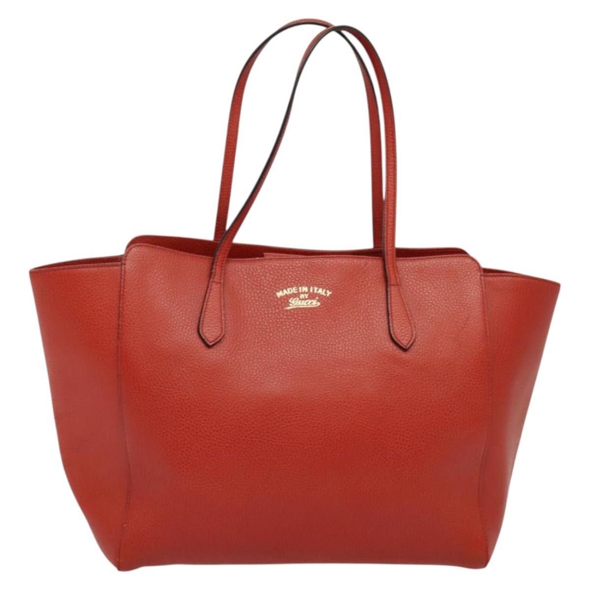 Gucci Gucci Swing Tote Leather Size ONE SIZE - 14 Thumbnail