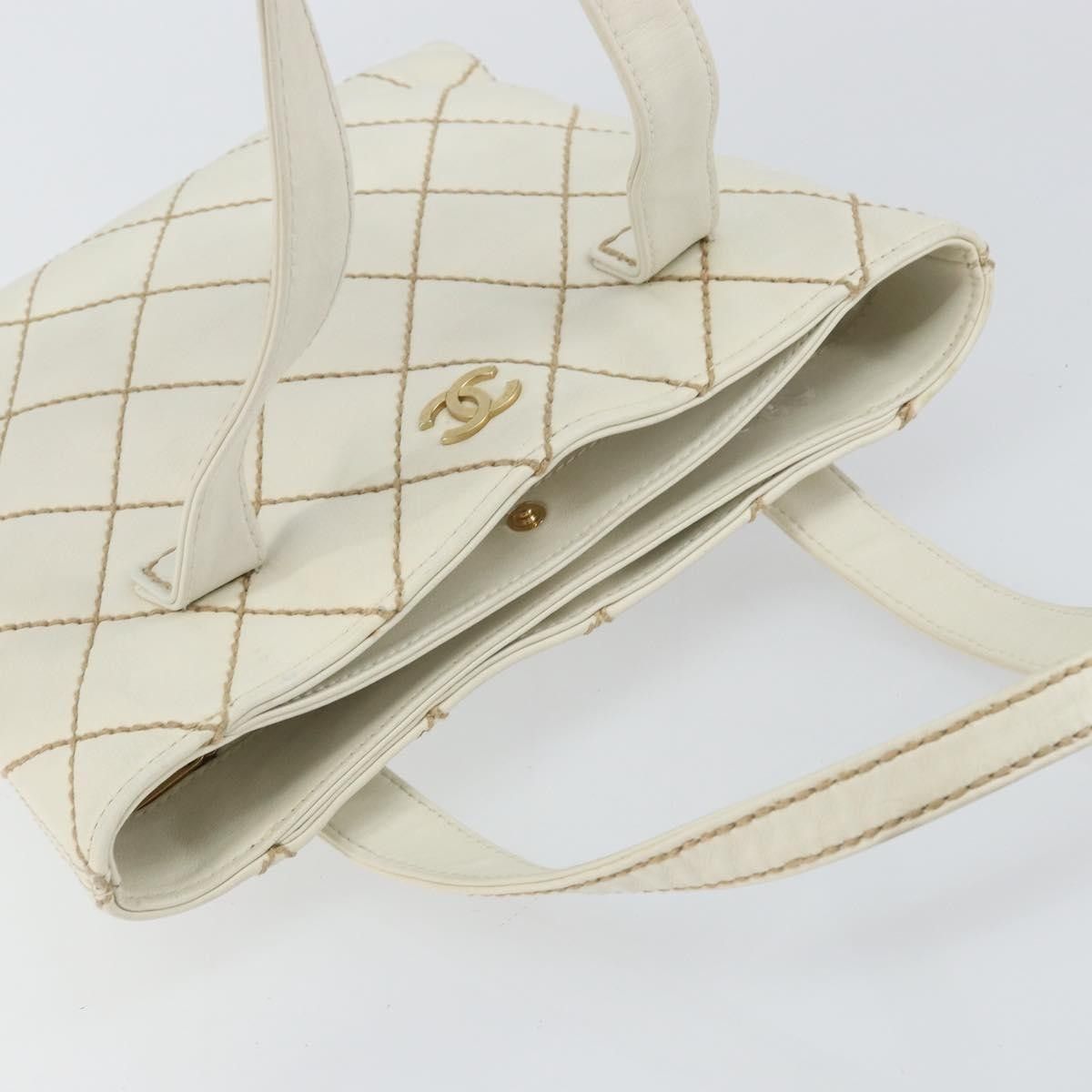 Chanel Chanel Surpique Tote Quilted Leather Size ONE SIZE - 15 Thumbnail