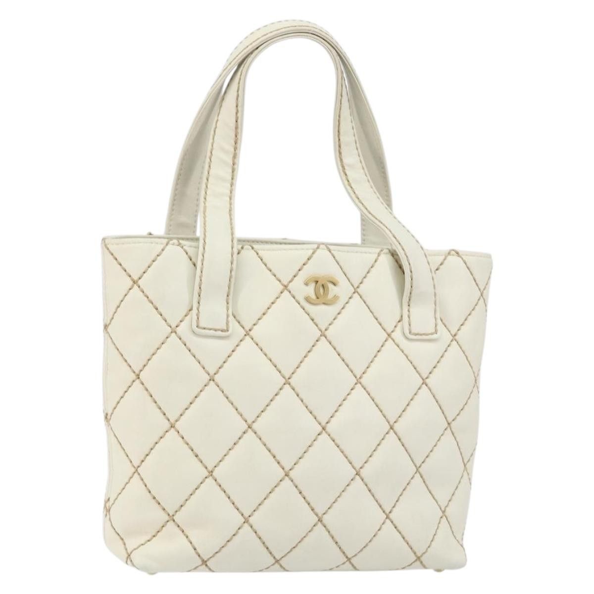 Chanel Chanel Surpique Tote Quilted Leather Size ONE SIZE - 19 Thumbnail