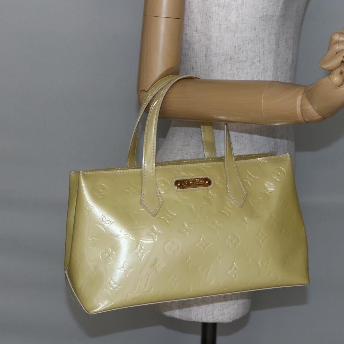 Louis Vuitton Wilshire Handbag Monogram Vernis