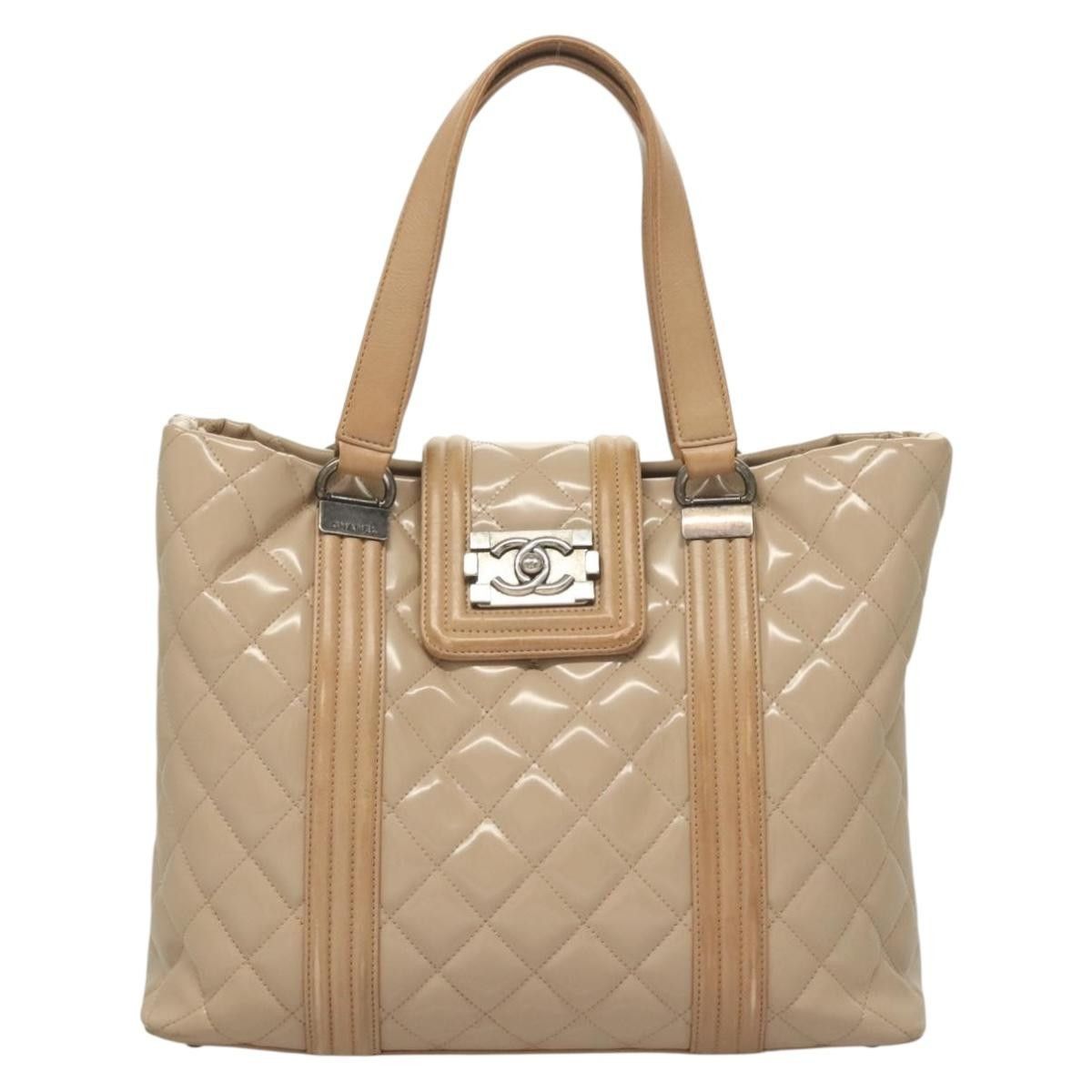 Chanel Chanel Quilted Boy Tote Quilted Aged Glazed Aged Calfskin Size ONE SIZE - 24 Thumbnail