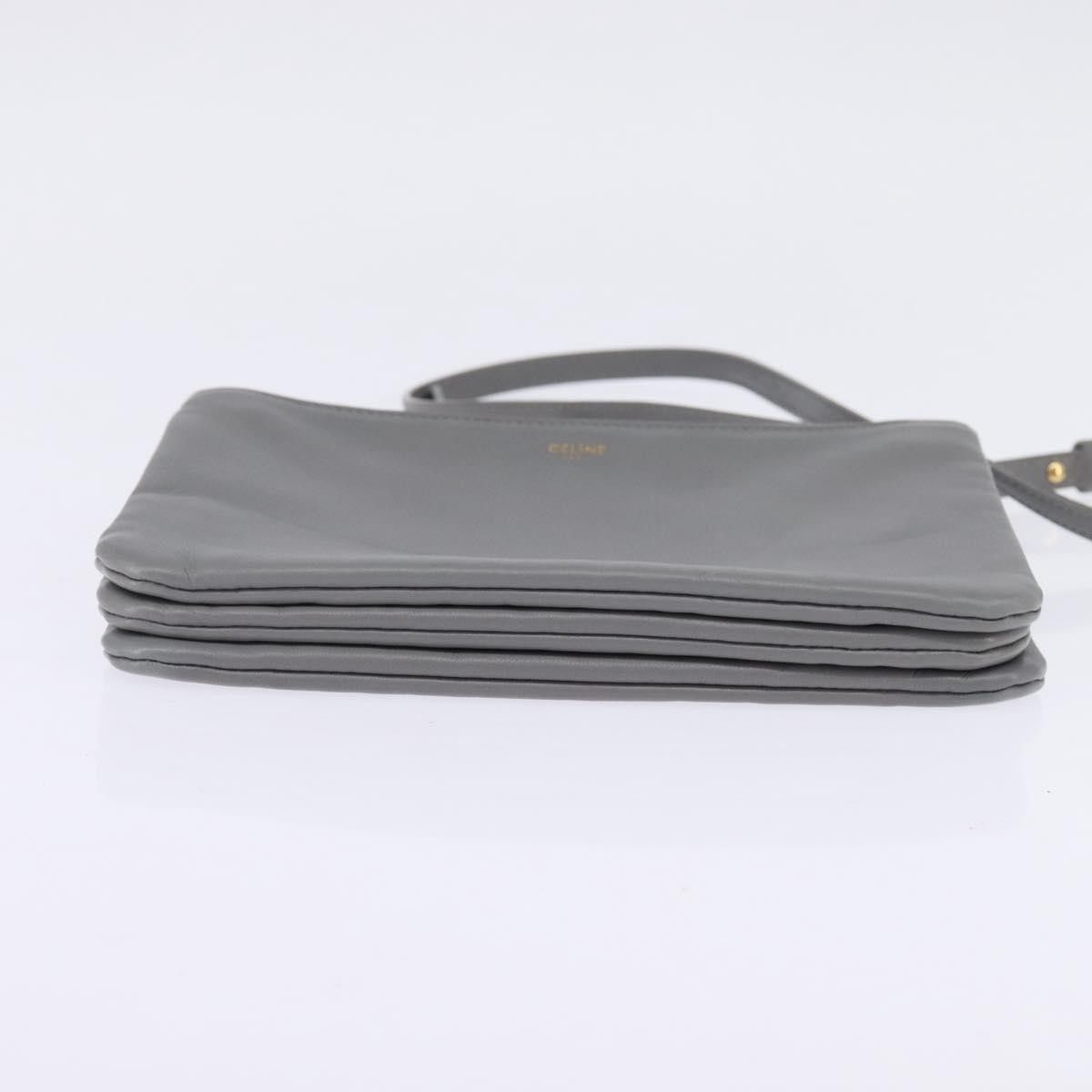 Celine Celine Trio Crossbody Bag Leather Size ONE SIZE - 13 Thumbnail