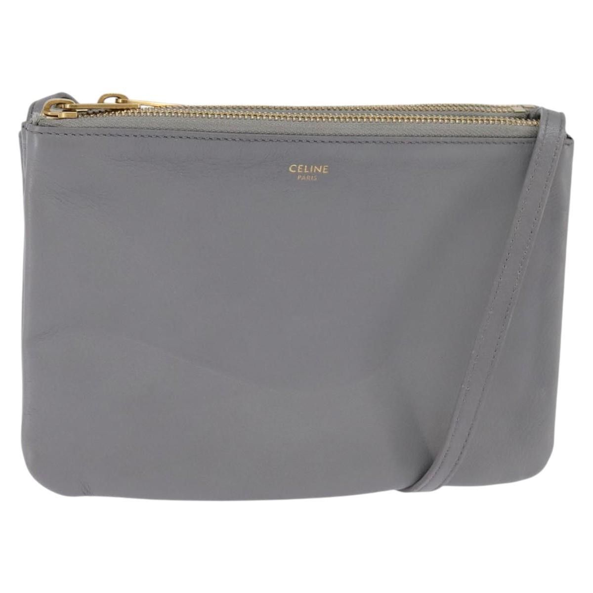 Celine Celine Trio Crossbody Bag Leather Size ONE SIZE - 16 Thumbnail