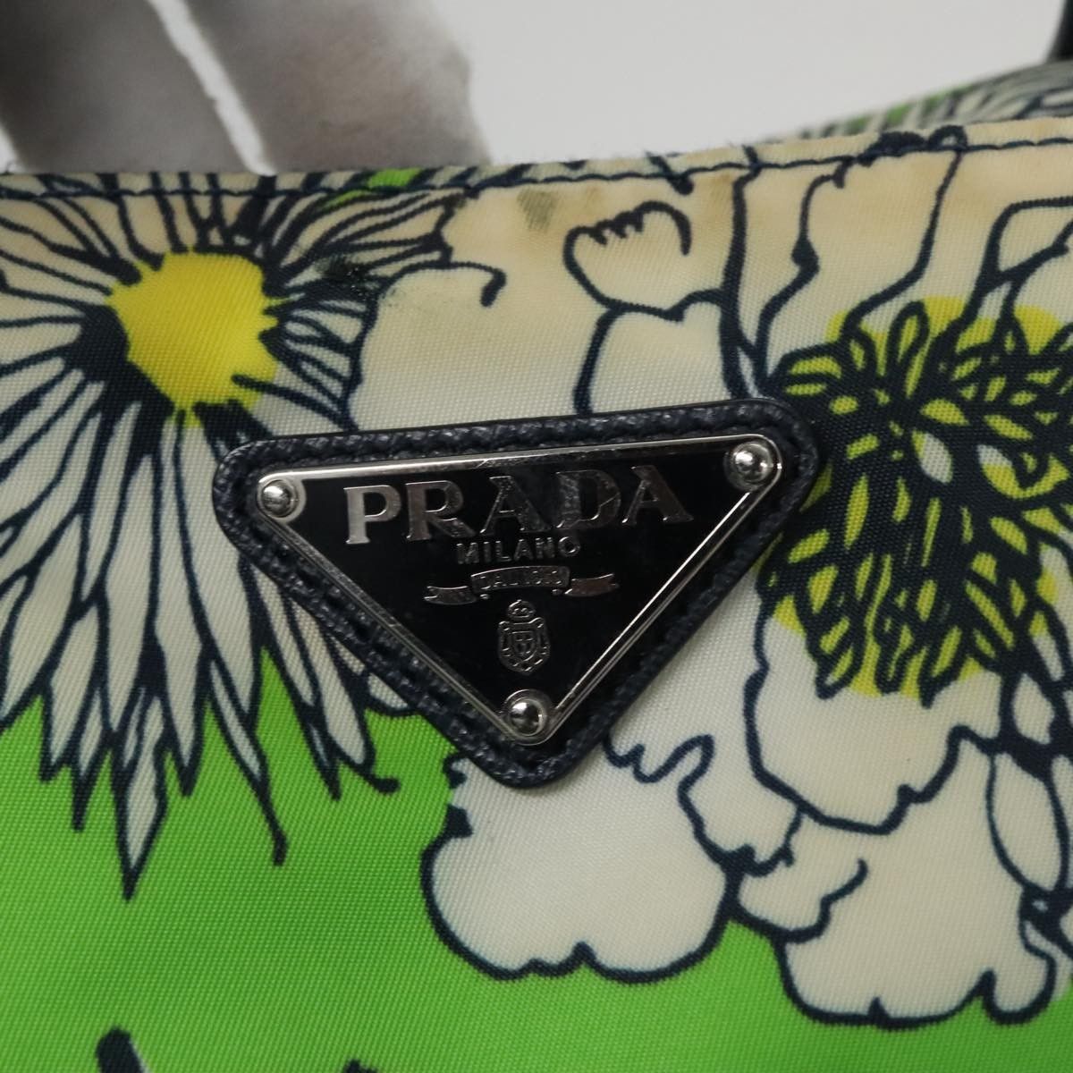 Prada Prada Convertible Tote Printed Tessuto with Saffiano Size ONE SIZE - 15 Thumbnail