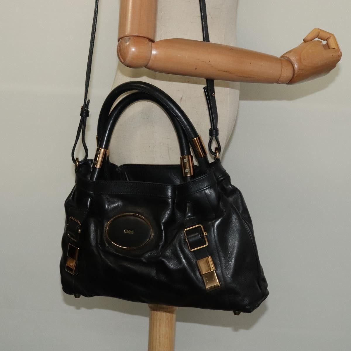 Chloe Chloe Victoria Handbag Leather Size ONE SIZE - 13 Thumbnail