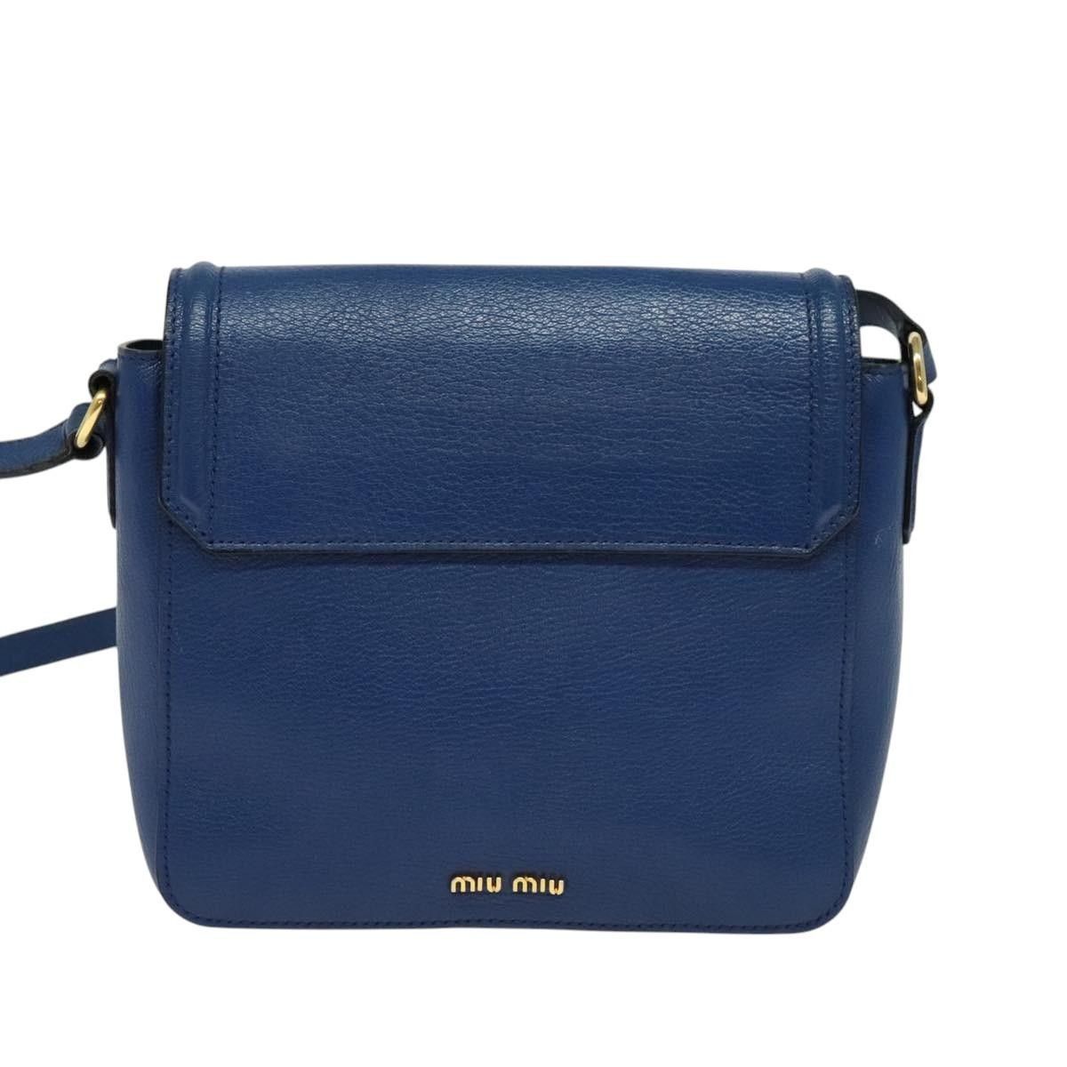 Miu Miu Miu Miu Flap Shoulder Bag Leather Size ONE SIZE - 2 Thumbnail