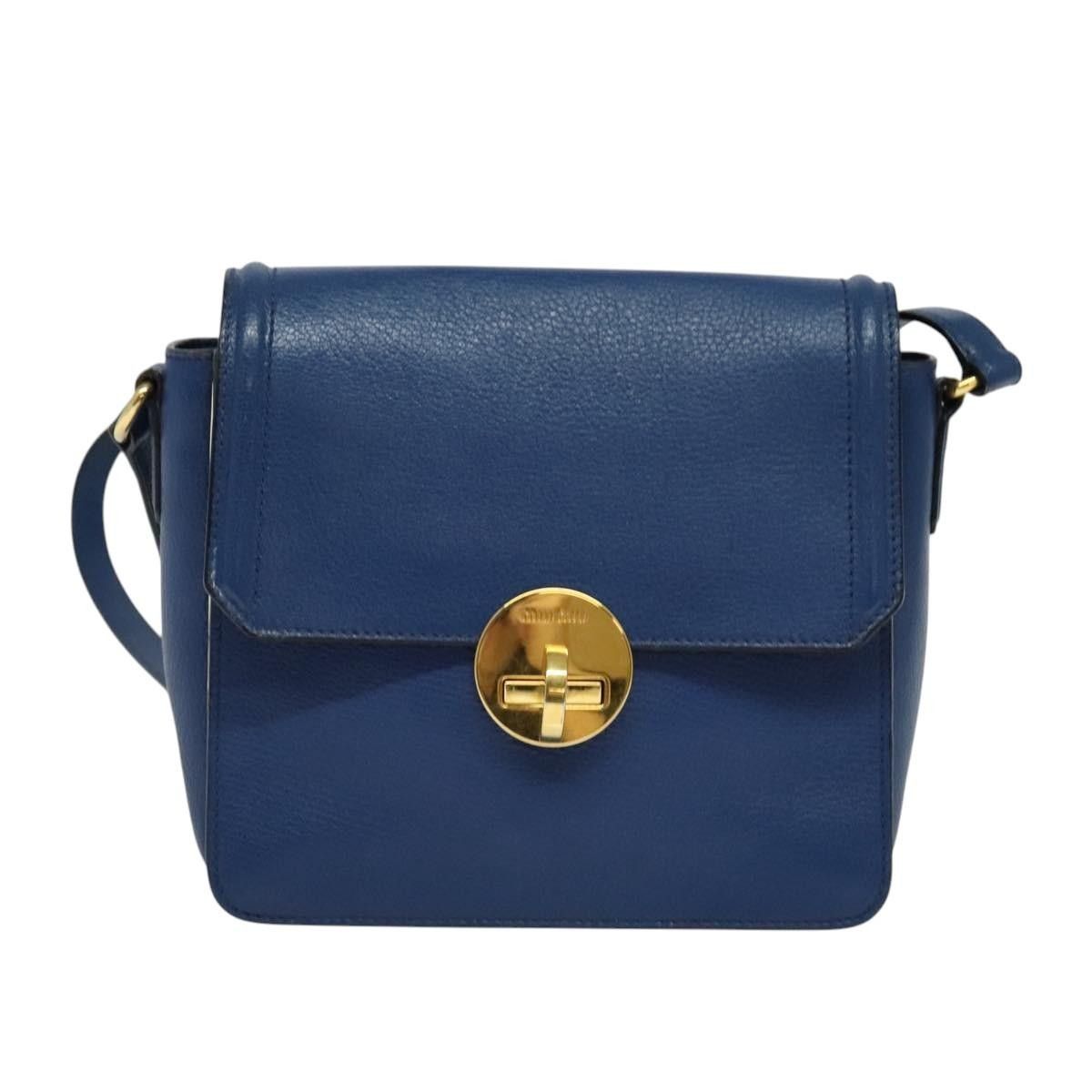 Miu Miu Miu Miu Flap Shoulder Bag Leather Size ONE SIZE - 18 Thumbnail