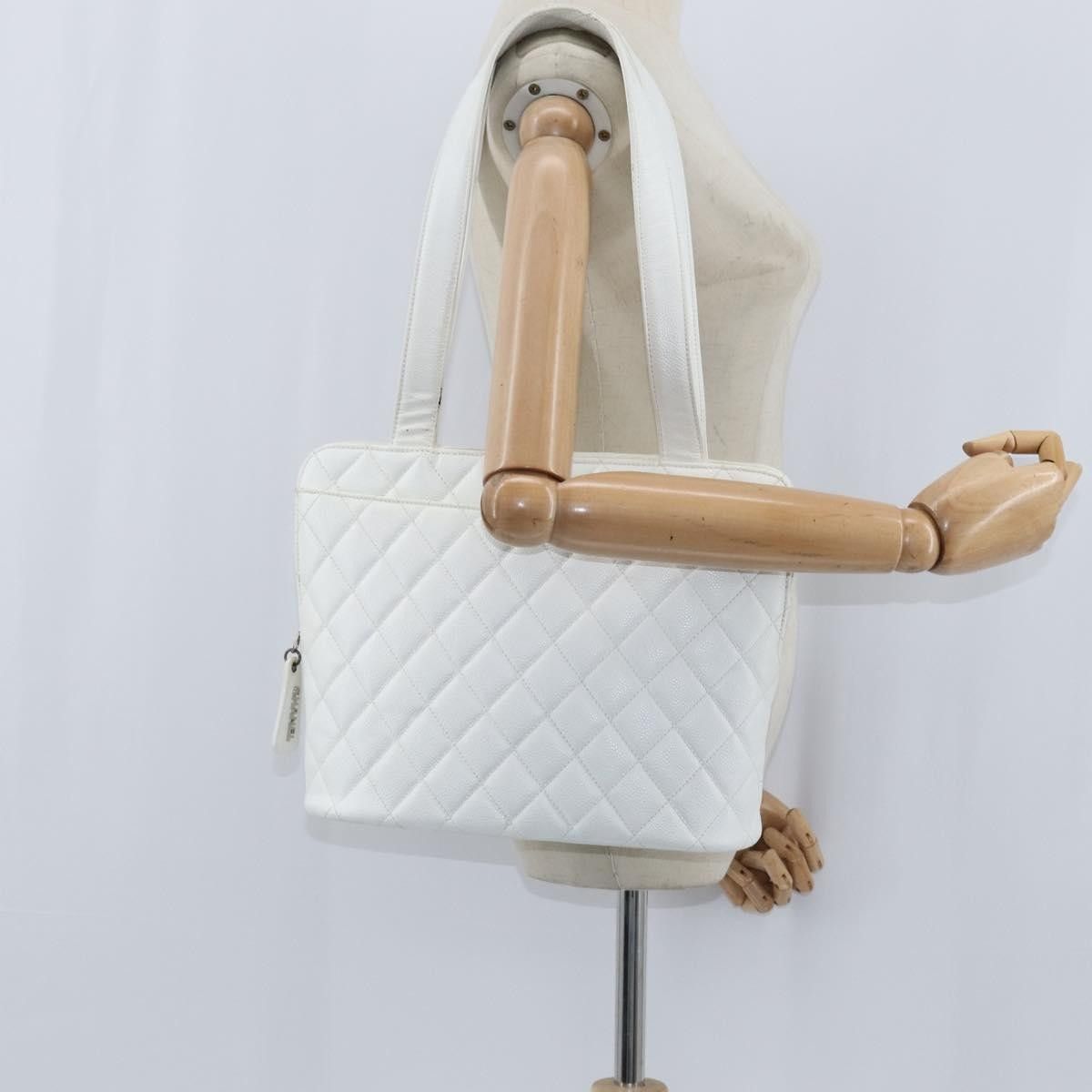 Chanel Chanel Vintage CC Zip Around Bowler Quilted Caviar Size ONE SIZE - 14 Thumbnail