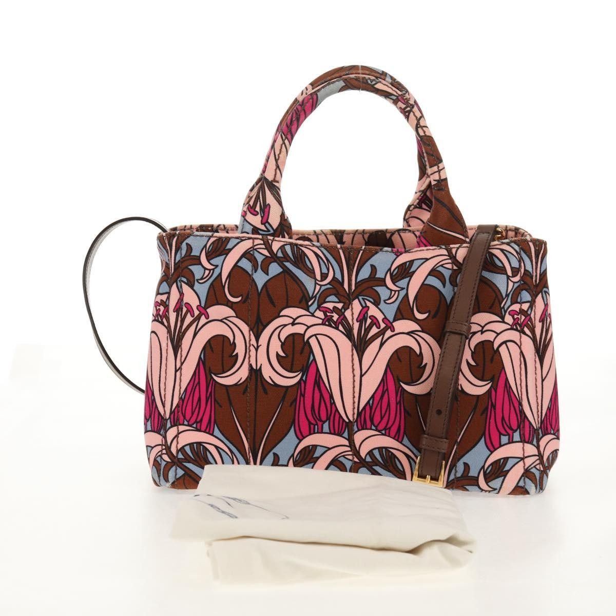 Prada Prada Canapa Open Tote Canvas Size ONE SIZE - 13 Thumbnail