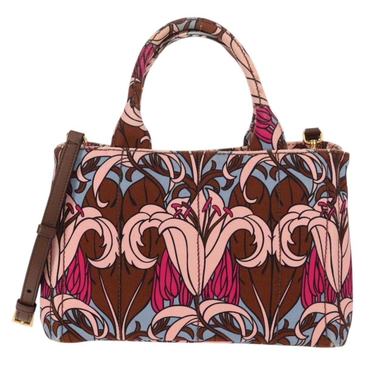 Prada Prada Canapa Open Tote Canvas Size ONE SIZE - 2 Thumbnail