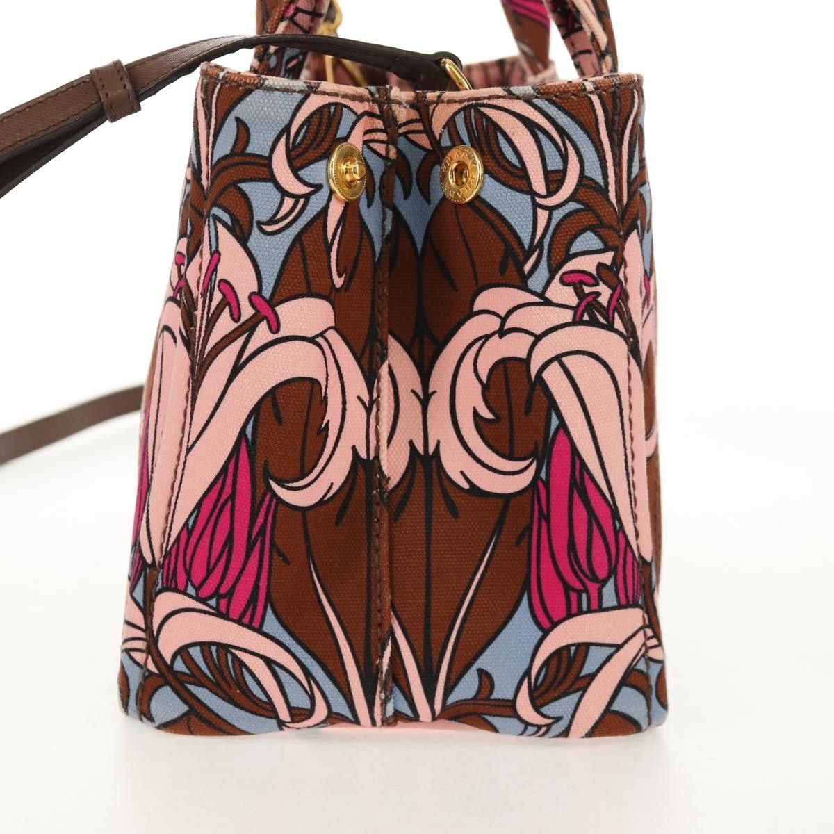 Prada Prada Canapa Open Tote Canvas Size ONE SIZE - 3 Thumbnail