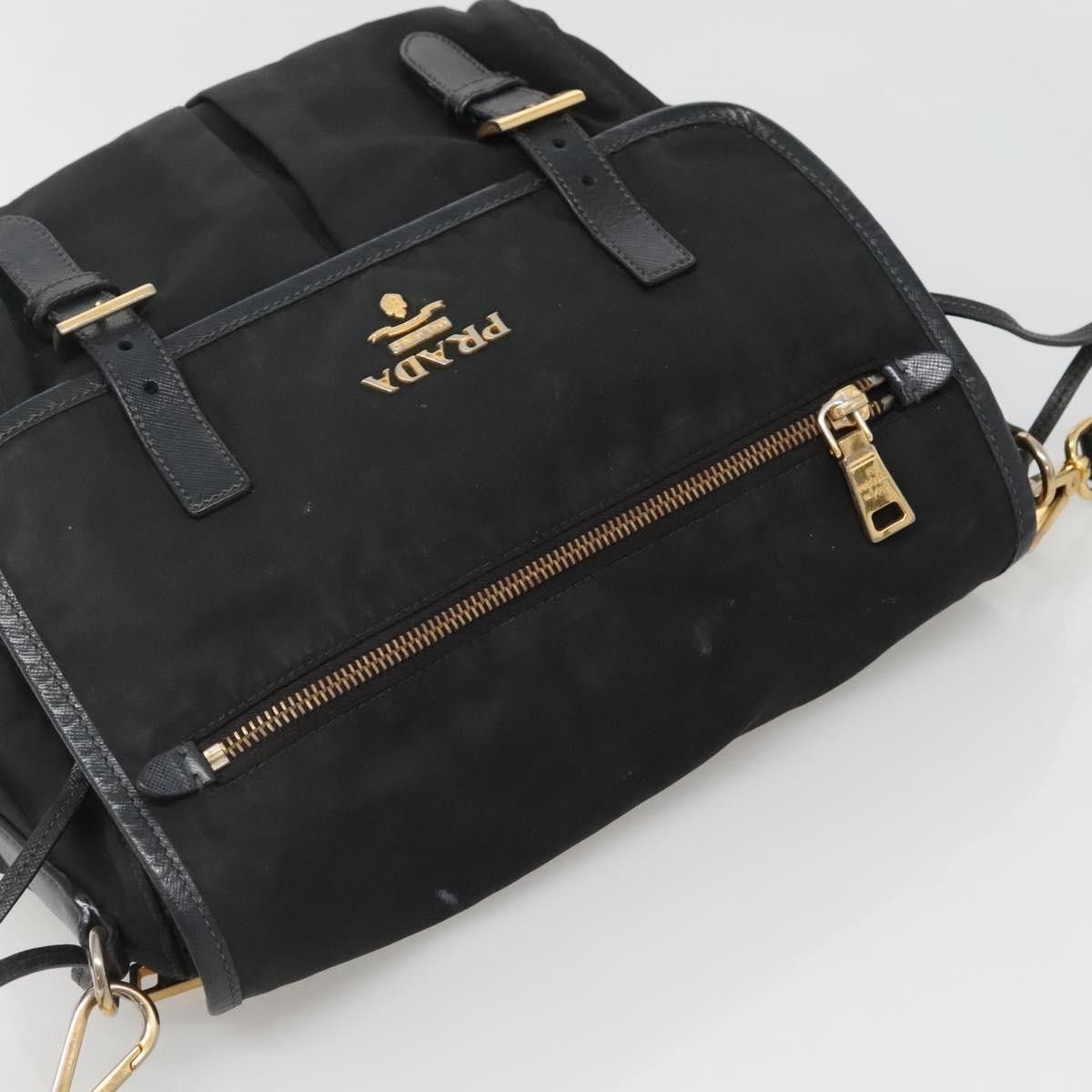 Prada Prada Double Buckle Flap Messenger Bag Tessuto Size ONE SIZE - 17 Thumbnail