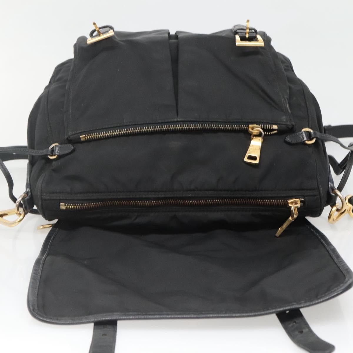 Prada Prada Double Buckle Flap Messenger Bag Tessuto Size ONE SIZE - 13 Thumbnail
