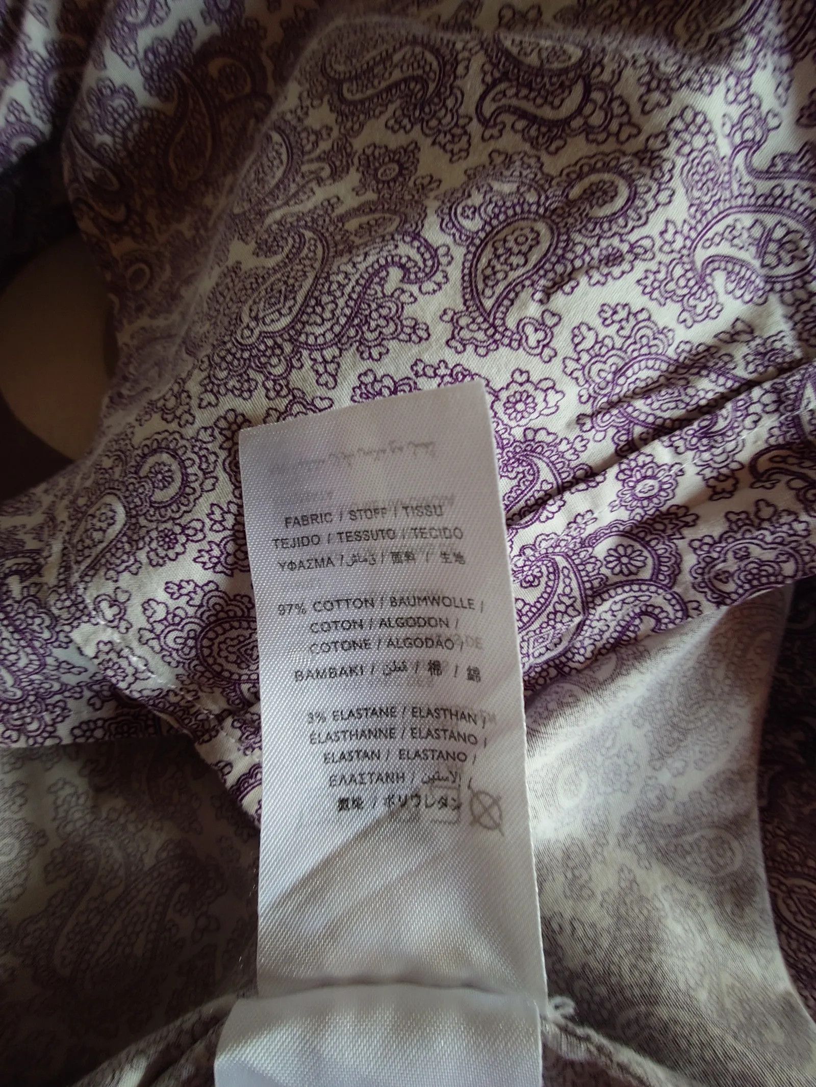Gant Gant Paisleymönstrad Shirt Size M / US 6-8 / IT 42-44 - 3 Thumbnail
