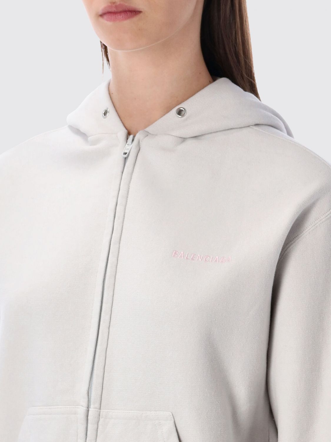 Balenciaga Balenciaga Sweatshirt Woman White Size M / US 6-8 / IT 42-44 - 3 Thumbnail