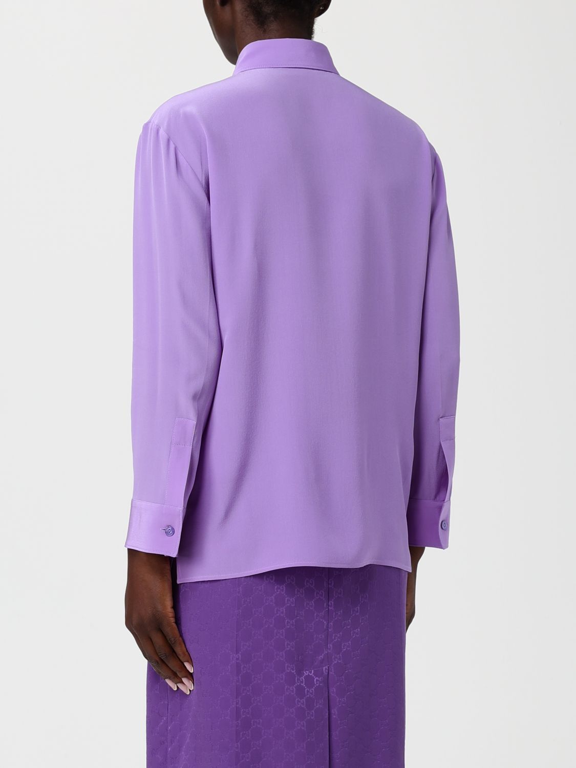 Gucci Gucci Shirt Woman Violet Size M / US 6-8 / IT 42-44 - 3 Thumbnail