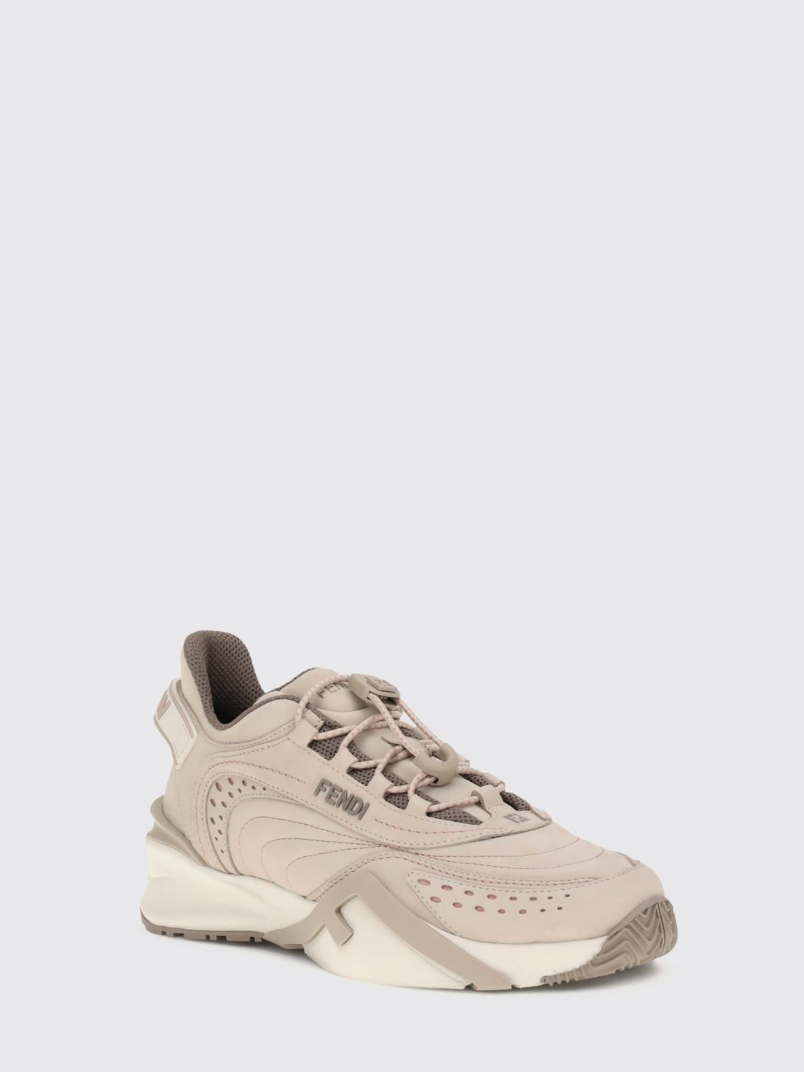 Fendi Fendi Sneakers Woman Brown Size US 7.5 / IT 37.5 - 2 Thumbnail
