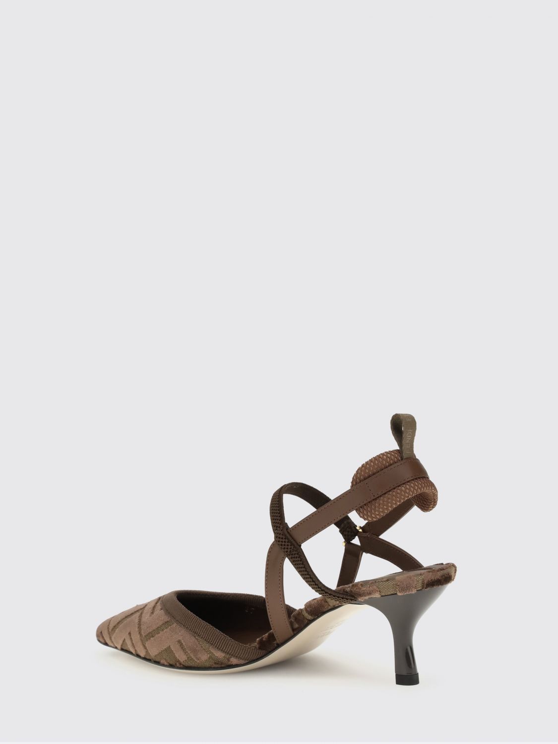 Fendi Fendi Pump Woman Cocoa Size US 6 / IT 36 - 3 Thumbnail