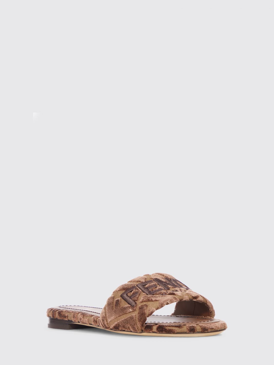 Fendi Fendi Heeled Sandal Woman Cocoa Size US 6 / IT 36 - 2 Thumbnail