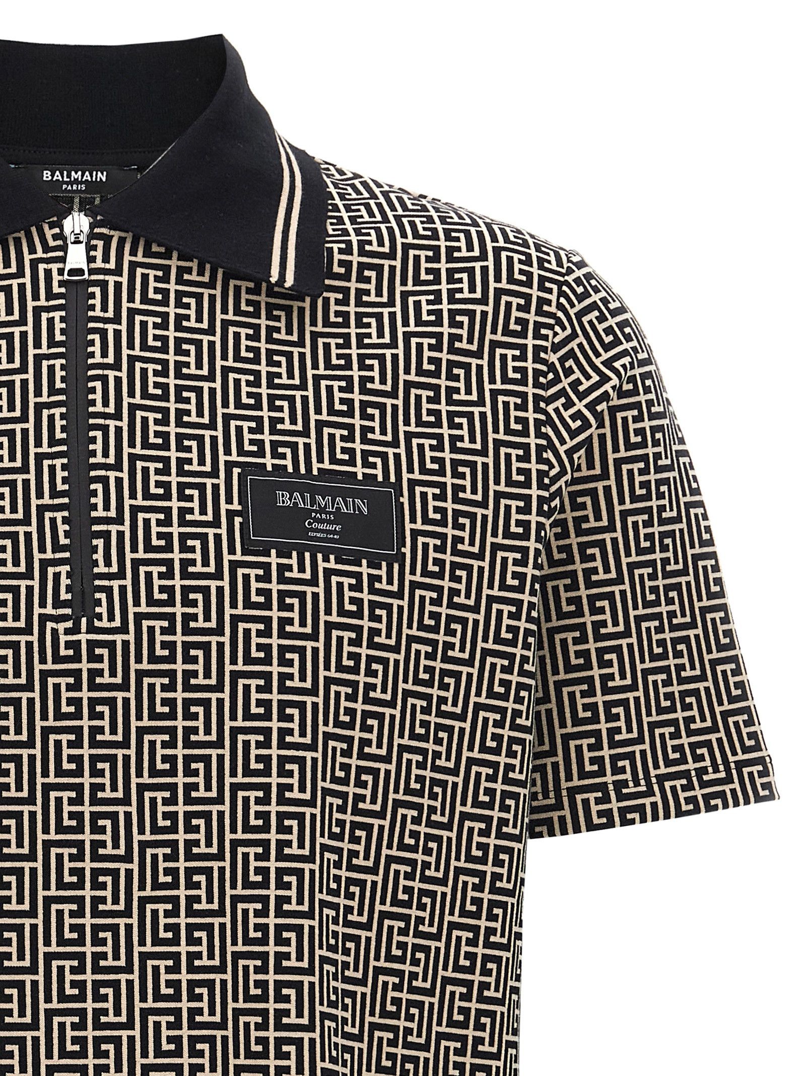 Balmain 'Pb' Polo Shirt Size US L / EU 52-54 / 3 - 3 Thumbnail